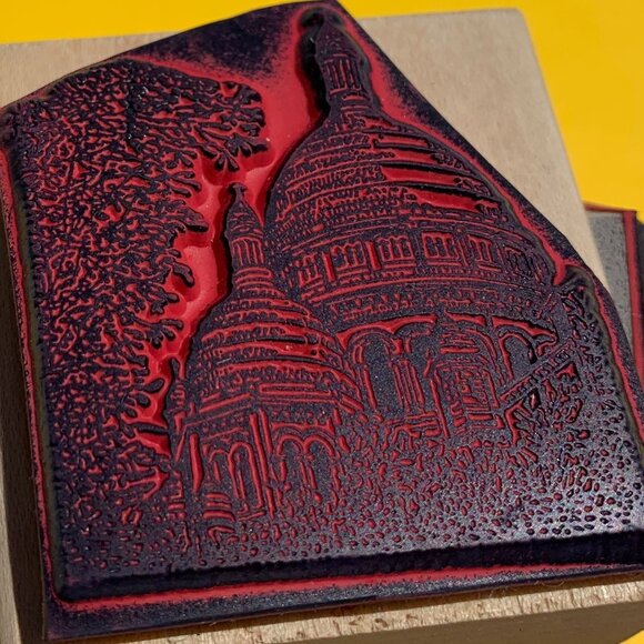 8 French Paris-themed stamps - Picture 10 of 15